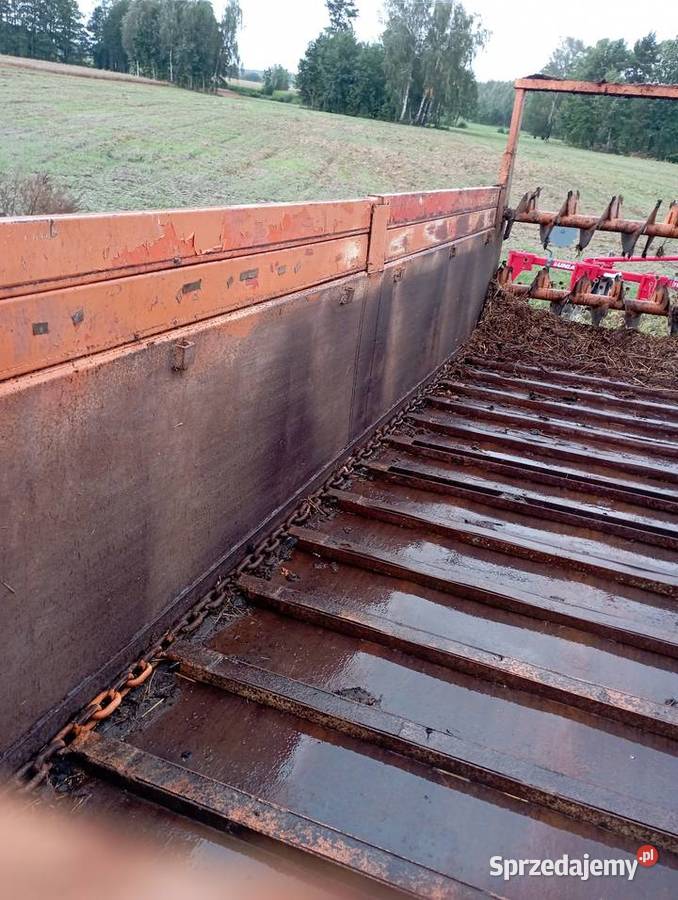 Rozrzutnik przyczepa objętościowa 10t gnój mazowieckie