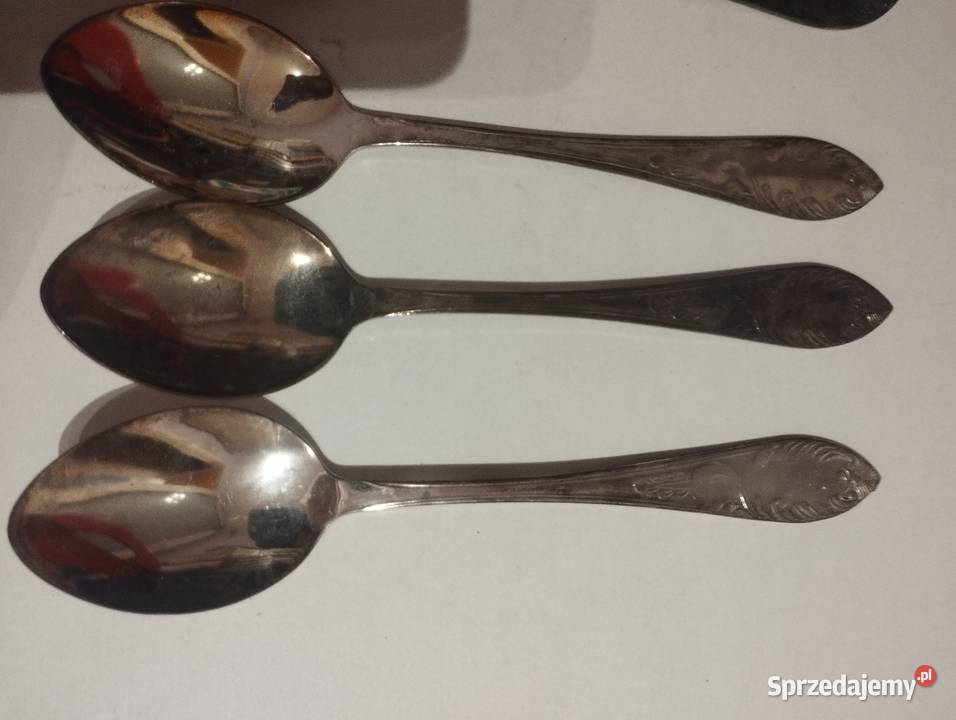 Łyżeczki do herbaty bogato zdobione Pozostałe pomorskie Gdańsk