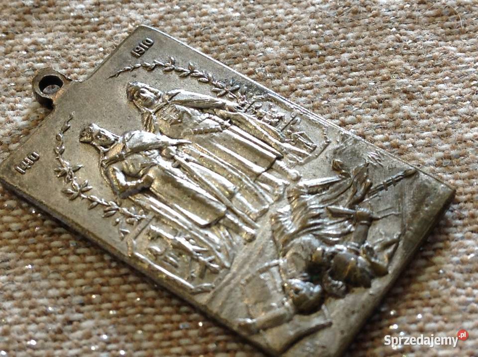 Medalik Patriotyczny Zawieszka Grunwald Pamiątka Nowa Sól