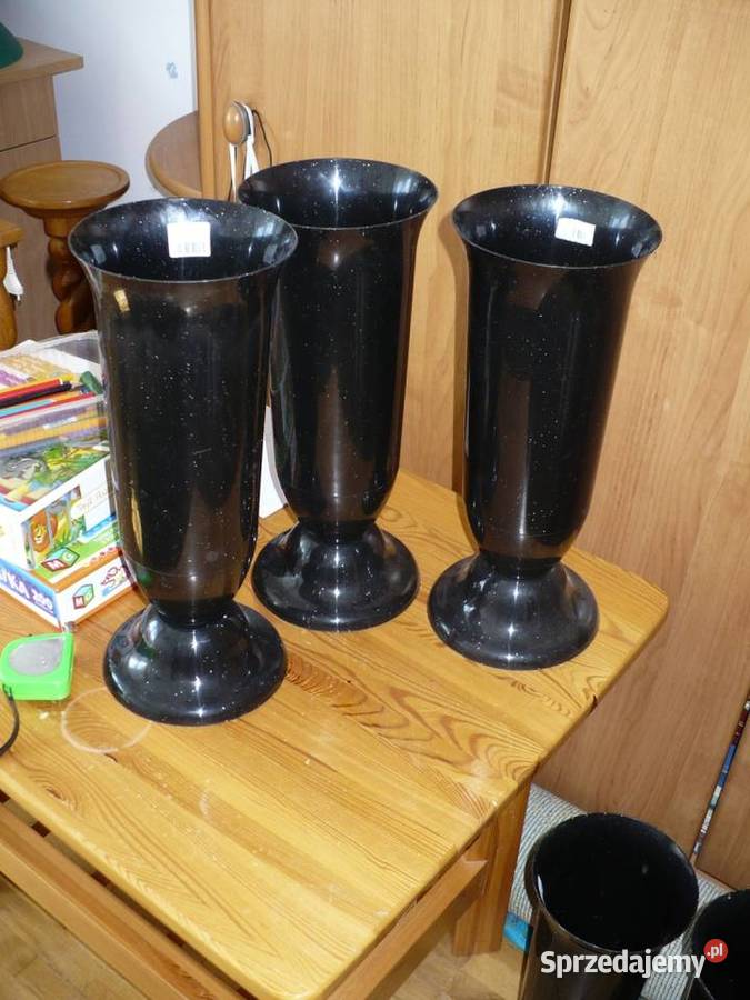 Gazony wazony czarne 5 sztuk Poznań