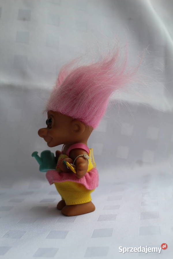 Troll Russ Różowy Ogrodniczka Kwiatek Konewka śląskie Bielsko-Biała