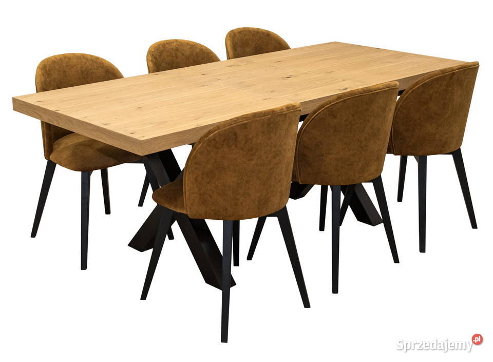 Stół Loftowy CARTEL 160200x90 6 krzeseł podkarpackie Rzeszów