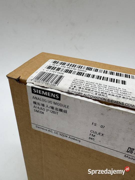 Siemens 6ES7 3340KE000AB0 Analog IO Module