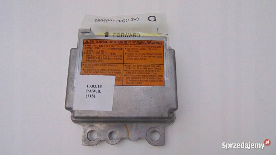SENSOR MODUŁ PODUSZEK AIRBAG INFINITI FX35 FX45 sprzedam