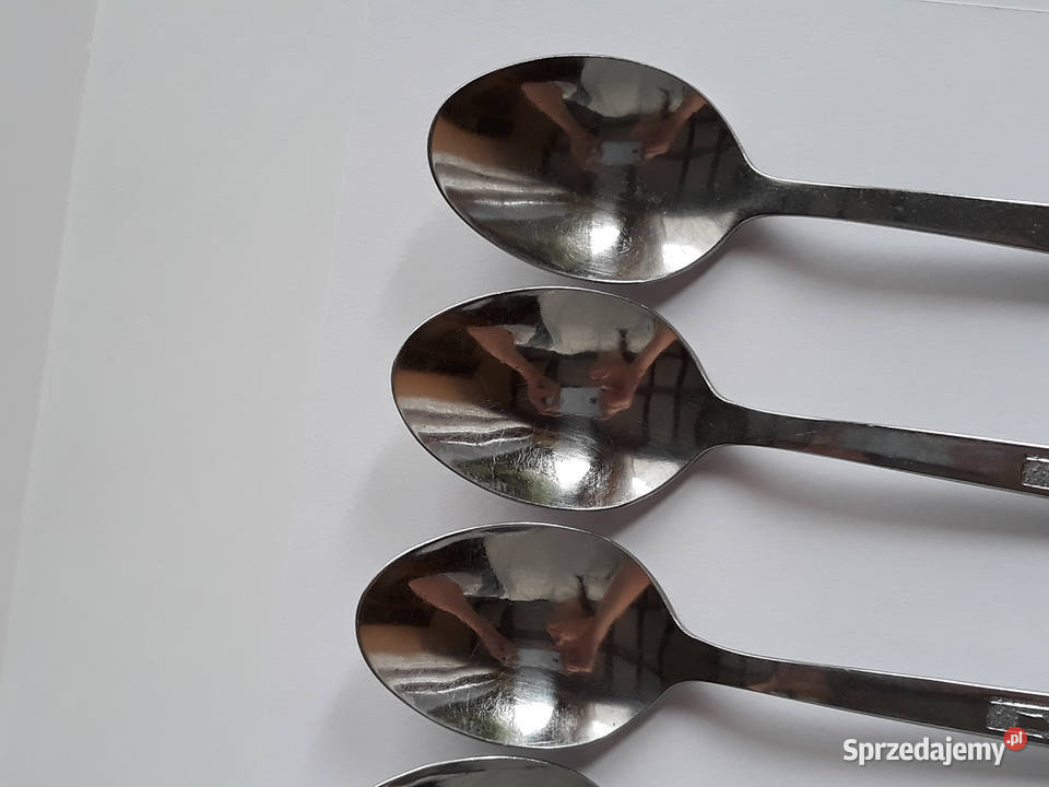 Łyżki obiadowe 2 KONWALIE Gerlach sztućce PRL Dąbrowa Górnicza