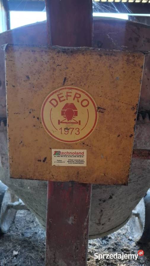 Betoniarka 230v Defro 315200dm3 Milejowice