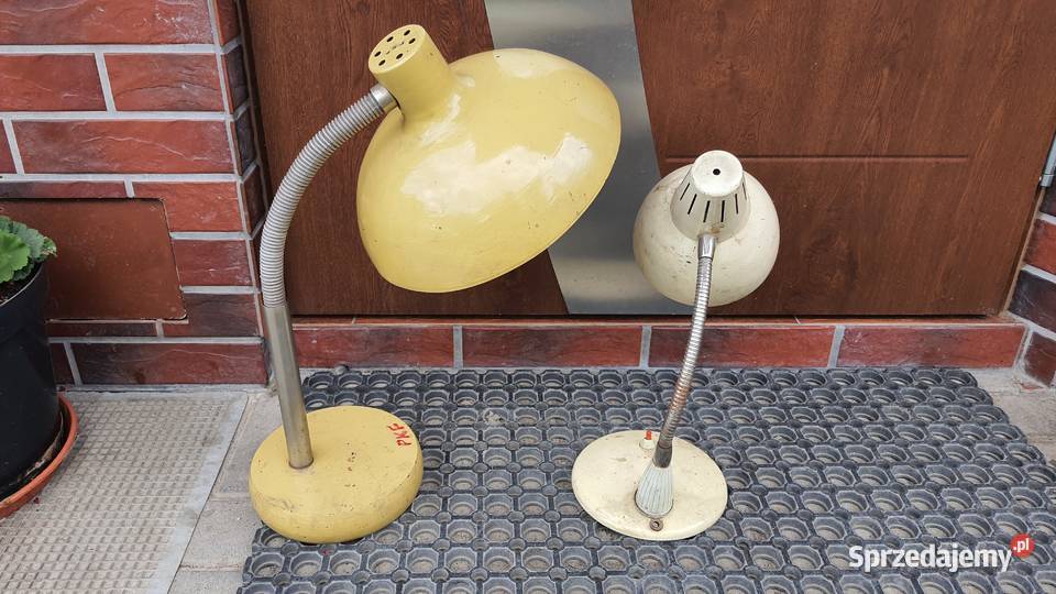 Lampa lampka biurkowa PRL 2 Lublin