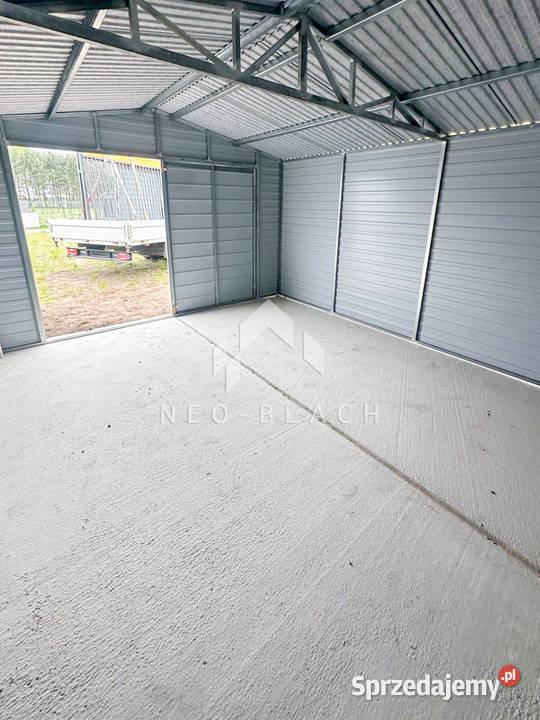 Garaż Blaszany 4x5m Brama Dwuskrzydłowa Jasny 20m2 Gdynia
