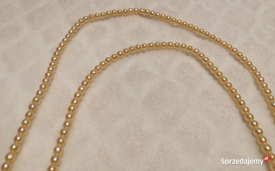 Naszyjnik z koralików korale 4mm 145 29 śląskie Czeladź