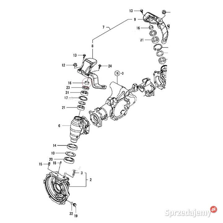 Tuleja ślizgowa 2450 x 30 x 13 mm Yanmar EF352T Tajęcina
