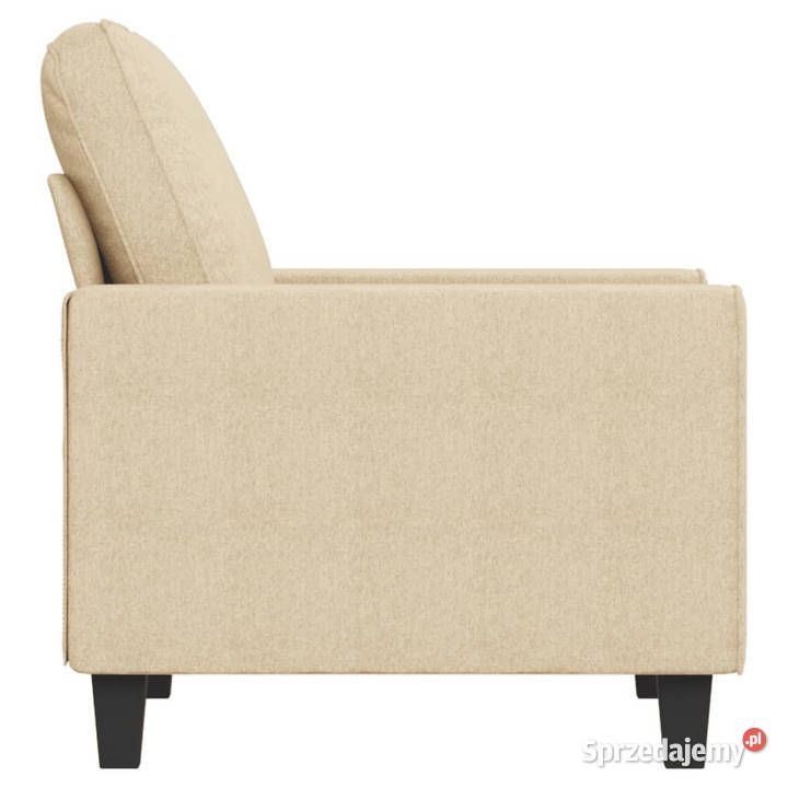 Fotel kremowy 60 obity tkaniną WM359377 mazowieckie Warszawa sprzedam