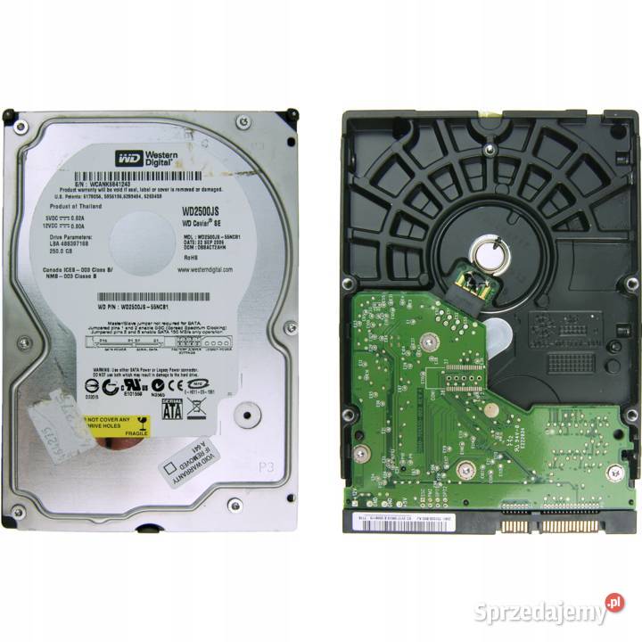 Dysk twardy Western Digital WD2500JS 55NCB1 mazowieckie Warszawa