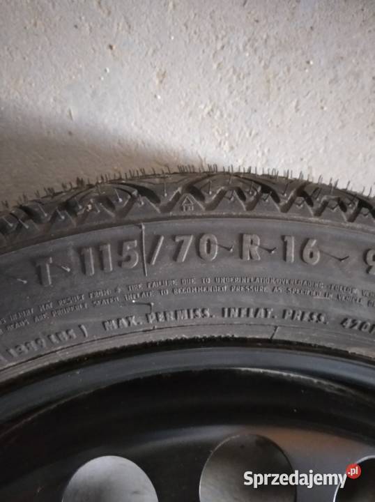 Koło dojazdowe 2160132 Opel 5x110 ET41 11570R16 Chojnów sprzedam