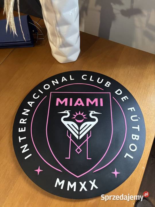 Logo na ścianie MIAMI piłka nożna Gdańsk