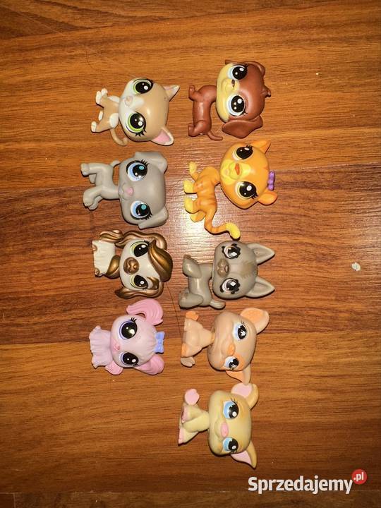 Zestaw 9X orginalne figurki littles pet shop LPS mazowieckie