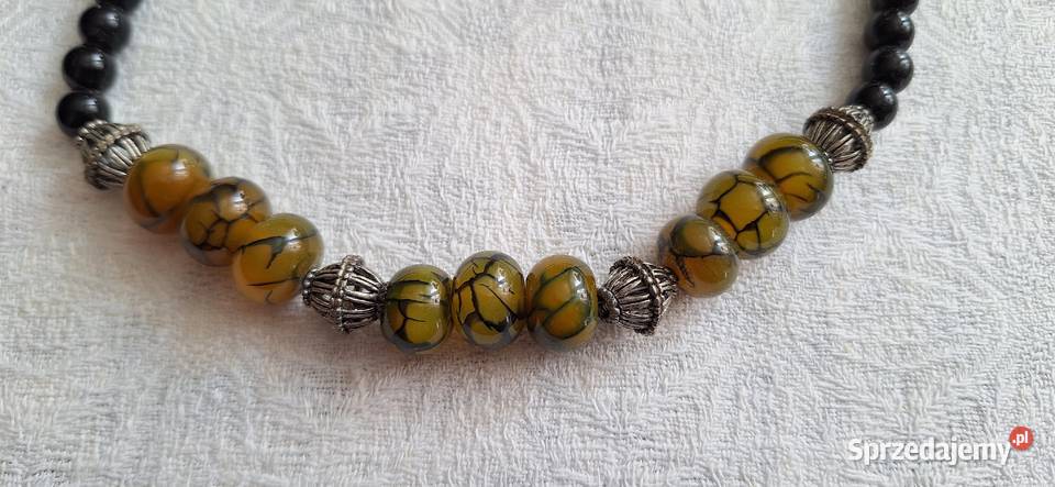 naszyjnik z kamieni naturalnych 19 Wrocław sprzedam