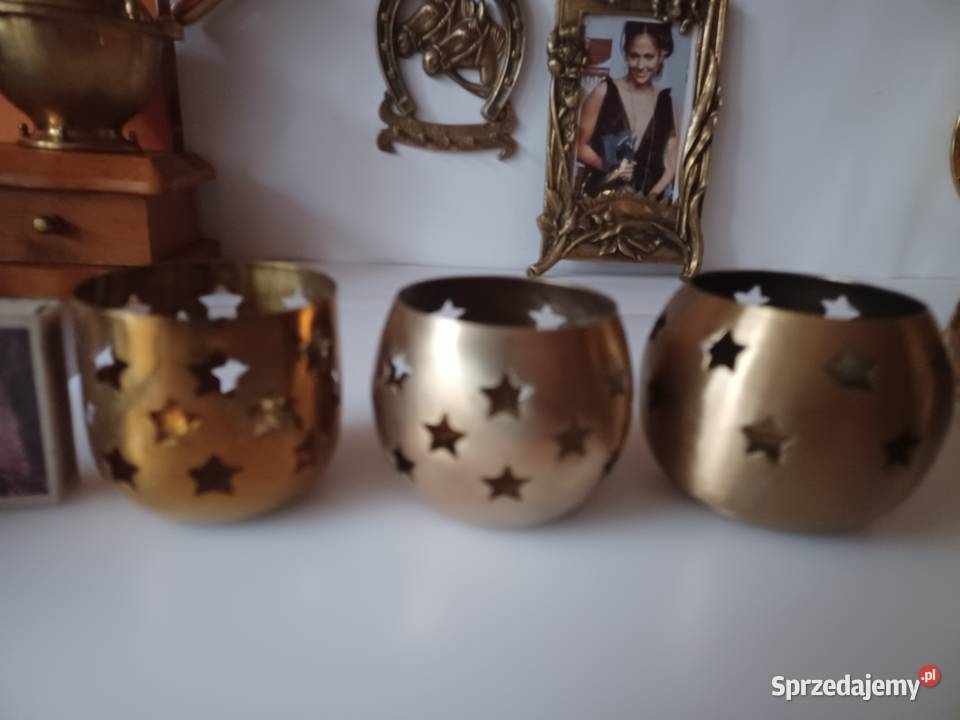 Piękne lampiony Mosiądz Kolekcja wielkopolskie sprzedam