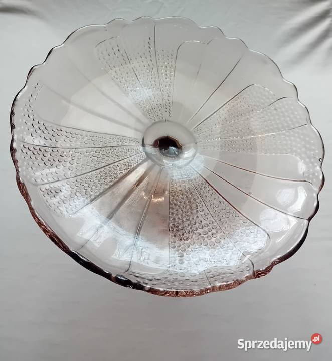 Patera na stopie Krosno okres międzywojenny Porcelana i szkło Koźminek sprzedam