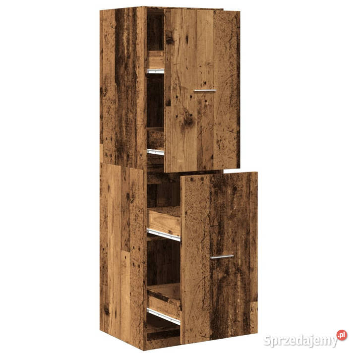 Szafka apteczna stare drewno 40x41x1445