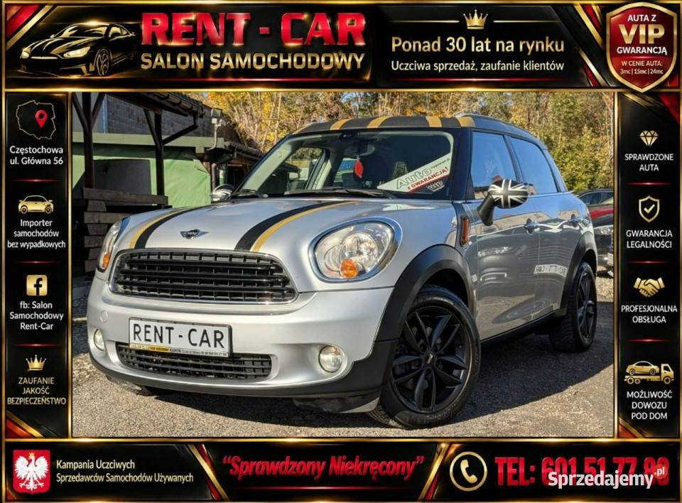 Mini Countryman nawigacja śląskie Częstochowa