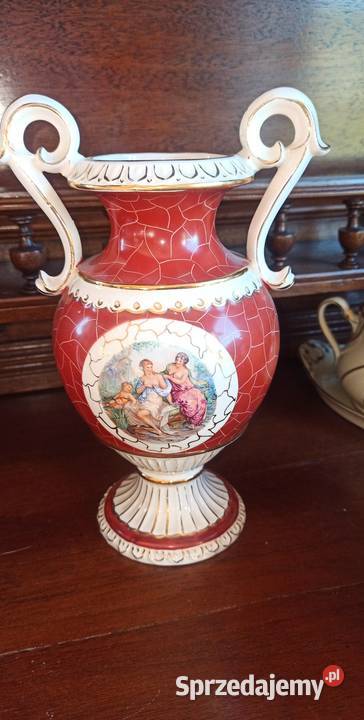 Amfora dekor antyczny terakotowy Gdańsk