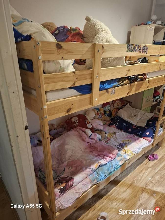 Łóżko piętrowe Mydal 90x200 z materacami Łóżka Bydgoszcz sprzedam
