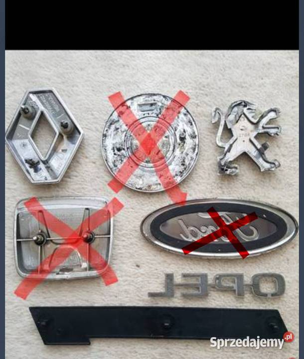 Emblemat znaczek Peugeot Ford Opel Renault Gdańsk