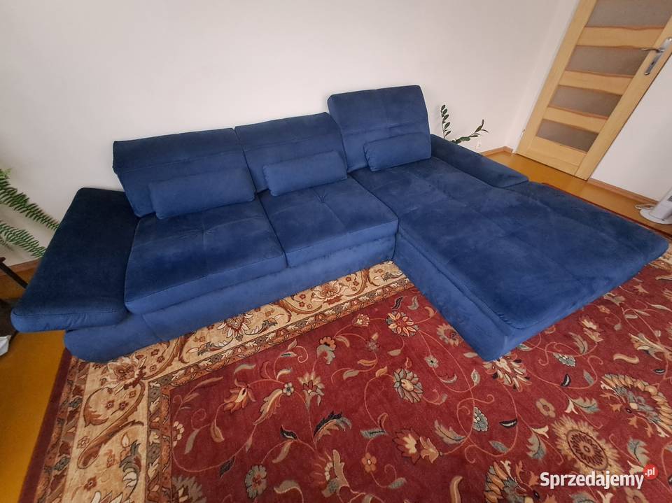 Narożnik Ortensia z funkcją spania tkanina łódzkie