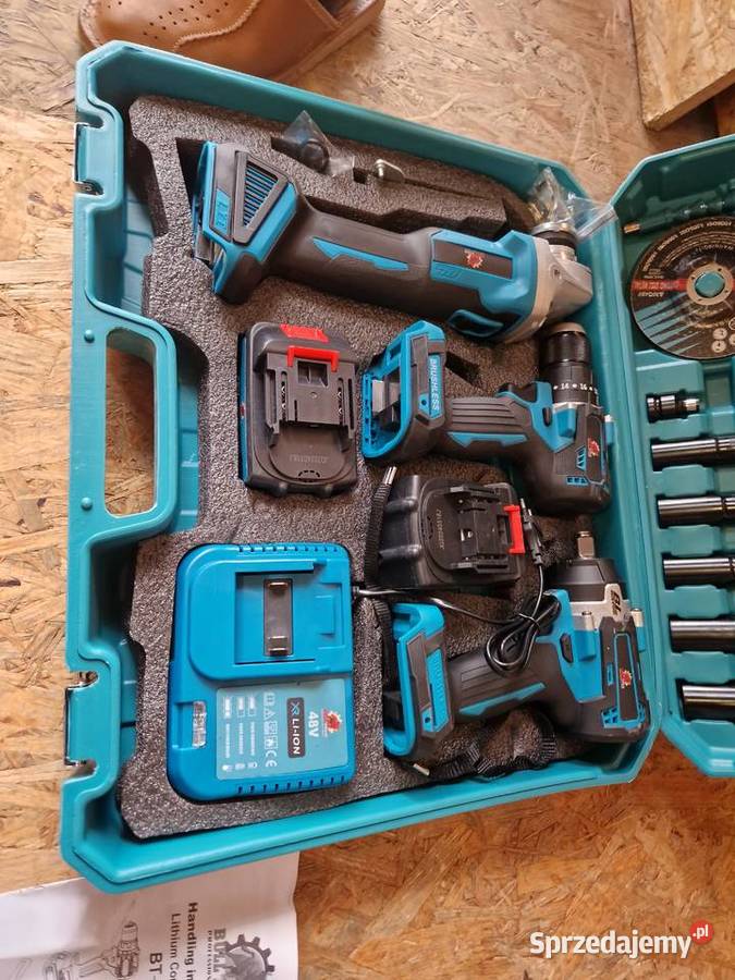 Zestaw narzędzi akumulatorowych WKRĘTARKA