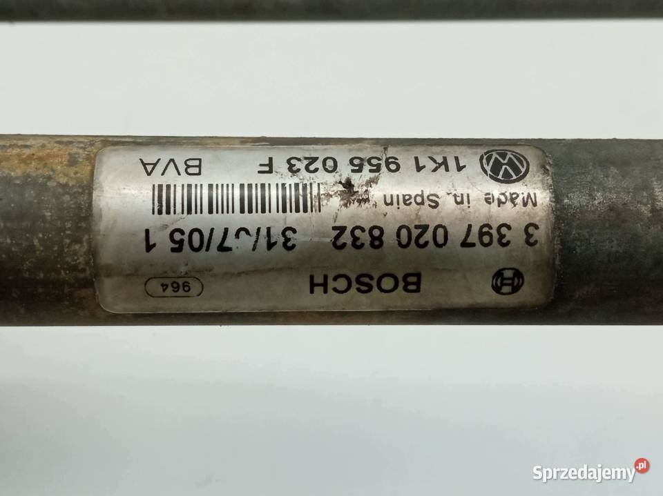 MECHANIZM WYCIERACZEK PRZÓD EUROPA 1K1955023F VW Rok produkcji 2005