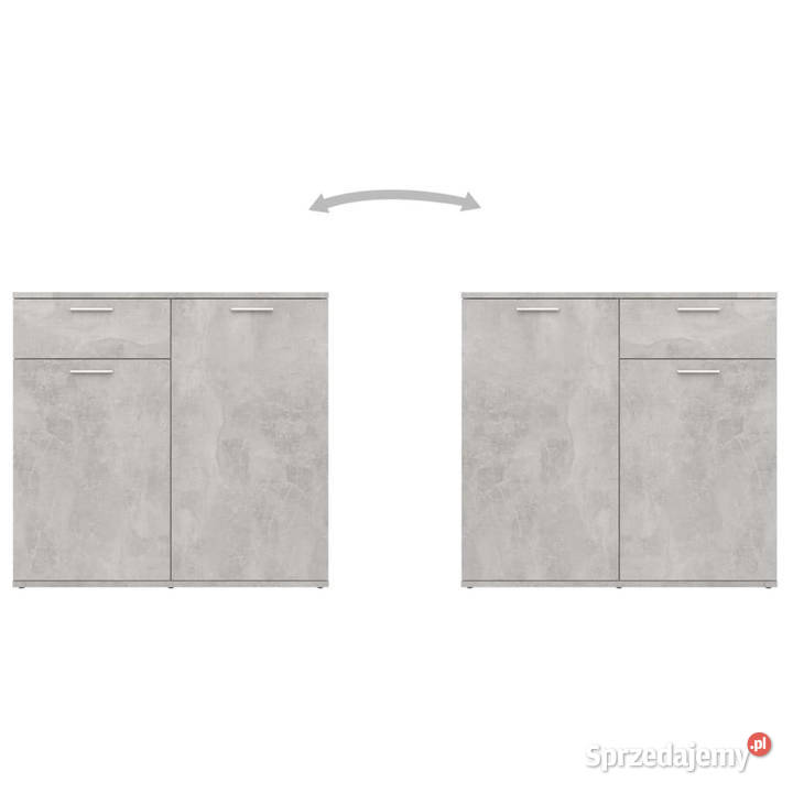Szafka szarość betonu 160x36x75 materiał Pozostałe Warszawa