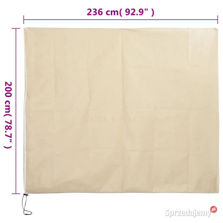 Kaptury ochronne z suwakiem 4 70 gm 236x2 m