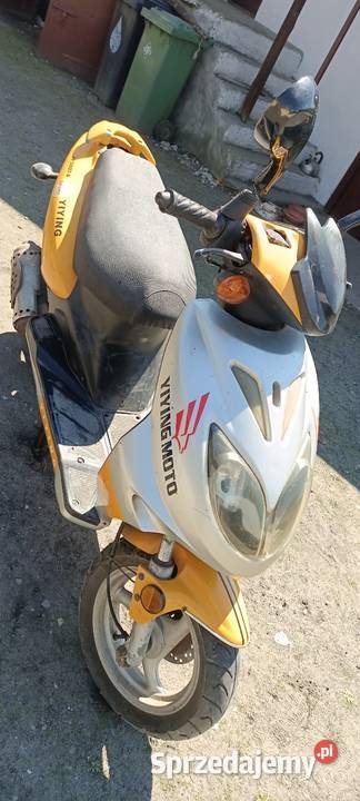 skuter 50cc Yiying YY50QT 6 żółty Sadkowa Góra sprzedam