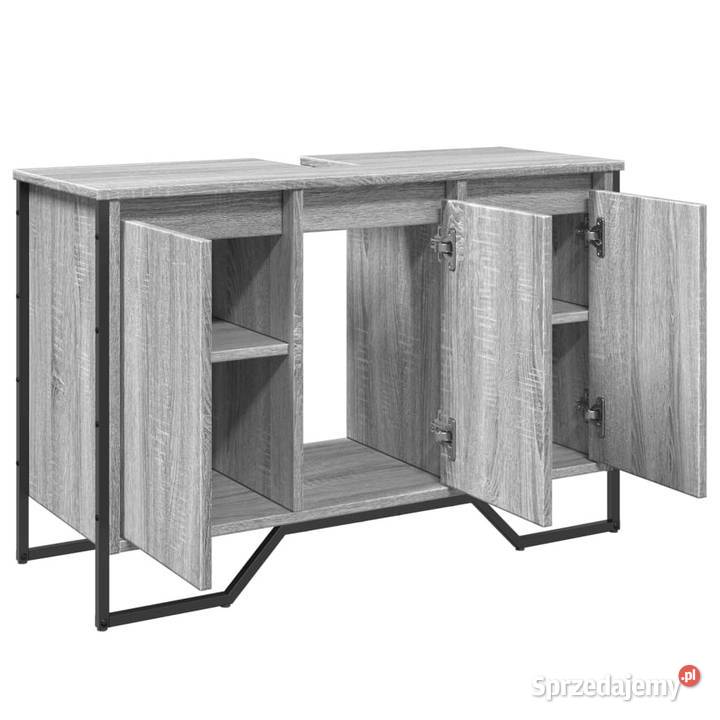 Szafka pod umywalkę szary dąb sonoma 91x35x60 mazowieckie Warszawa