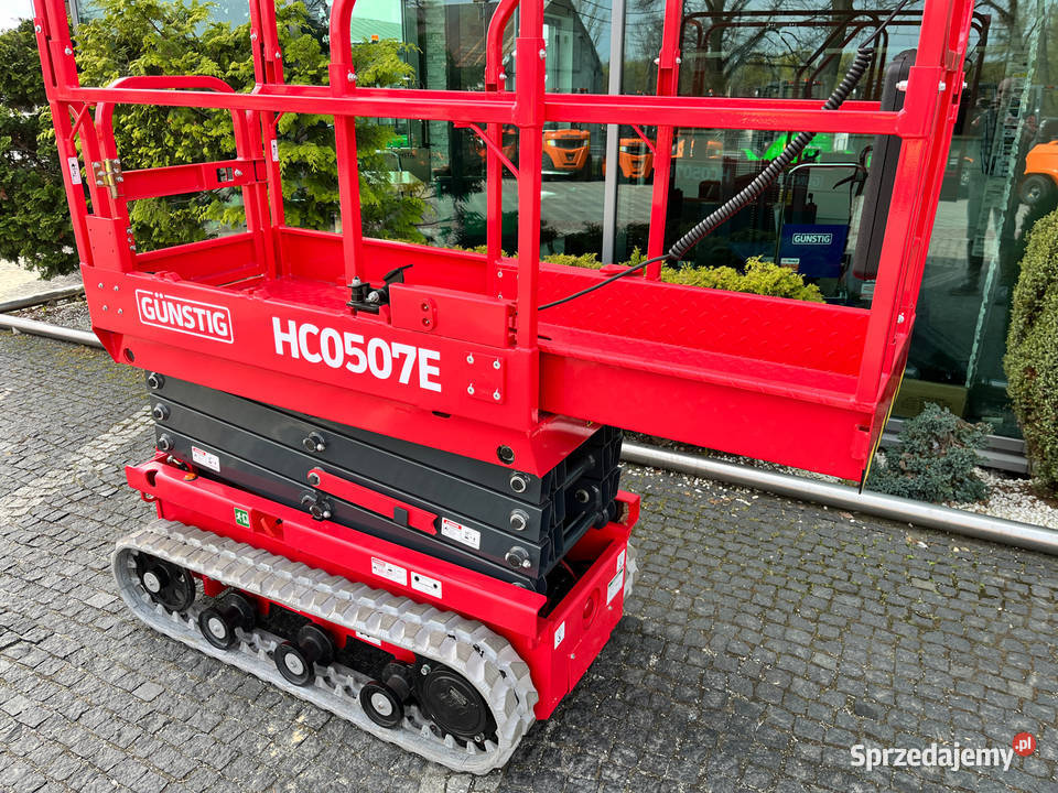 ELEKTRYCZNY NOWY Podnośnik nożycowy gąsienicowy Kęty