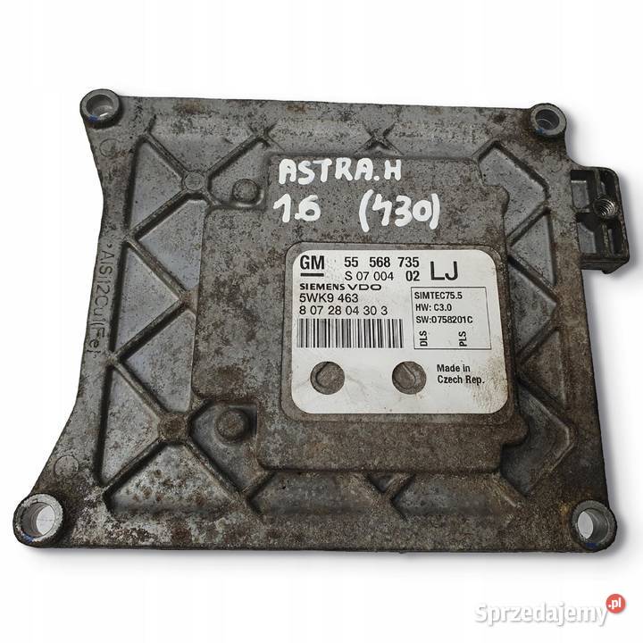 STEROWNIK SILNIKA Opel Astra III H 16 16V Chełm