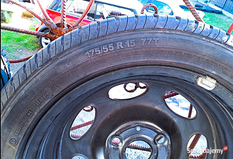 Felgi do SMARTA Orginał z oponami letnimi Poraj