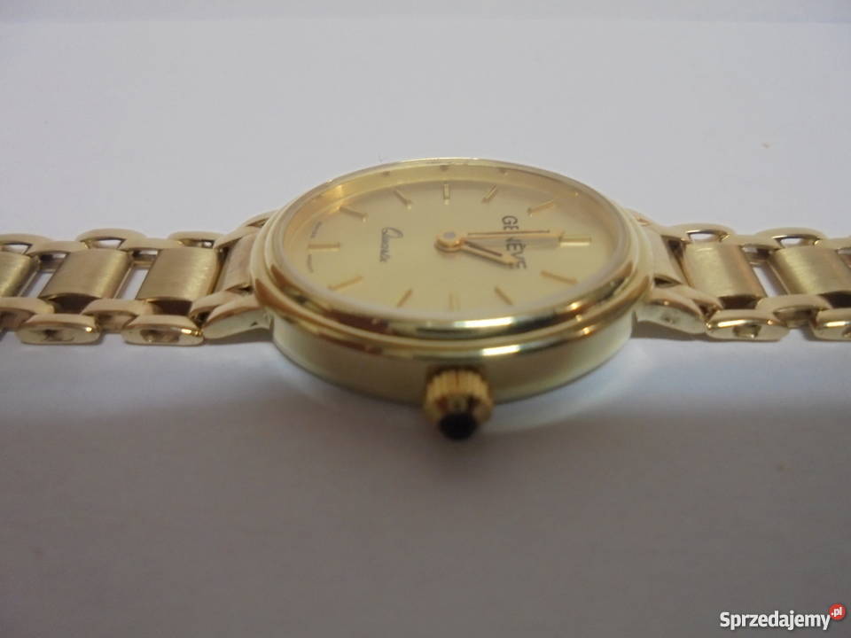 Zegarek ZŁOTY GENEVE Super STAN na rękę