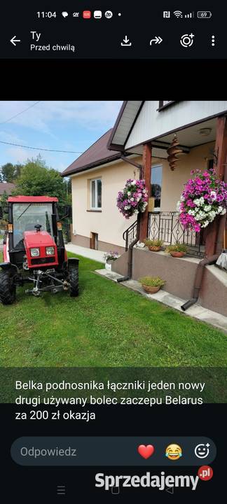 Sprzedam belkę do Vladimirec Łączniki Ursus T25 Busko-Zdrój