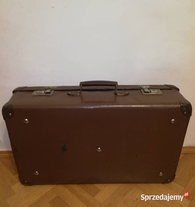 Stara tekturowa walizka lata 60te XX w Warszawa