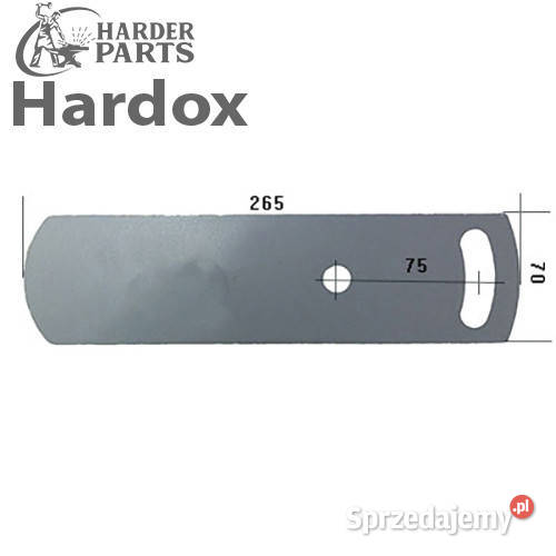 Listwa odkładni HARDOX 700102S części do pługa Suwałki sprzedam