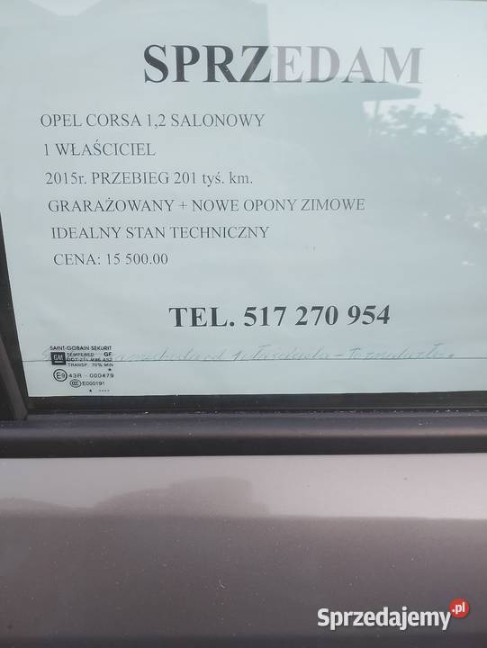 Opel Corsa 1 2 manualna Gręboszów