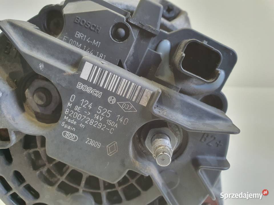 ALTERNATOR Nissan Qashqai 15 DCI bosch Rudka