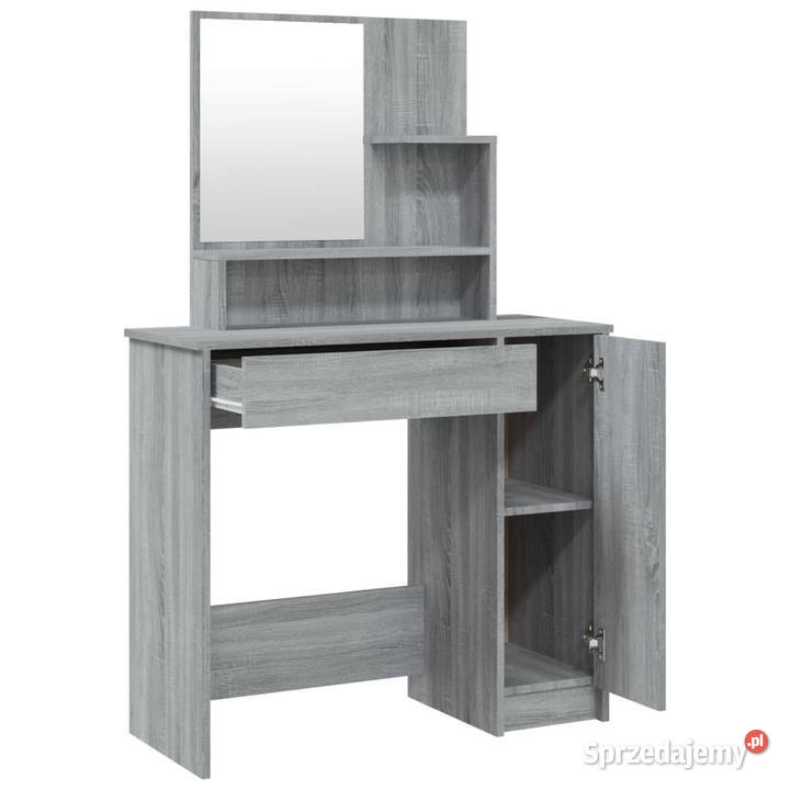 Zestaw z toaletką szary dąb sonoma 865 x 35 x Toaletki Warszawa