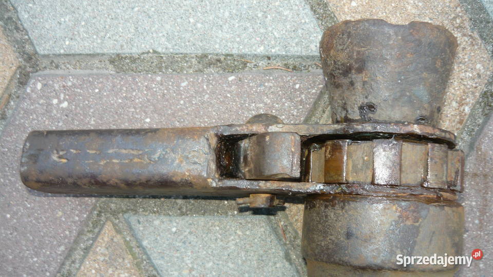 Podnośnik śrubowy lewarek stary Akcesoria Sokółka