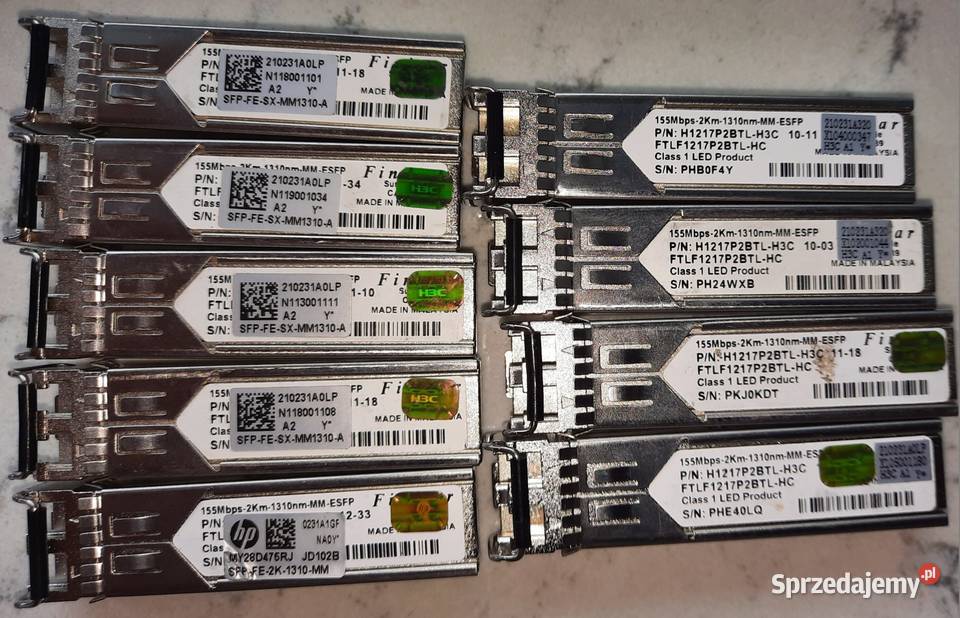 Transceivery HP3COMNETAPP mazowieckie sprzedam