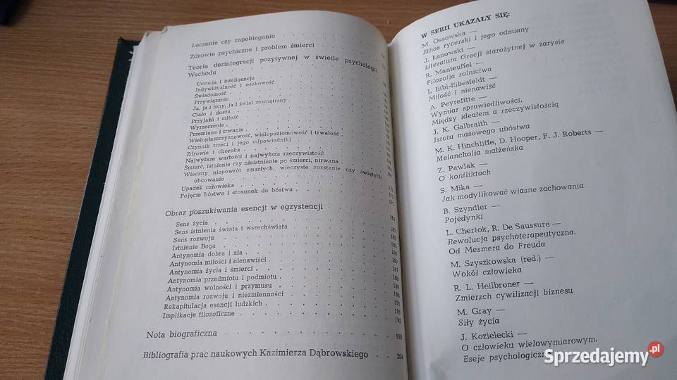 W poszukiwaniu zdrowia psychicznego Kazimierz psychologia, socjologia