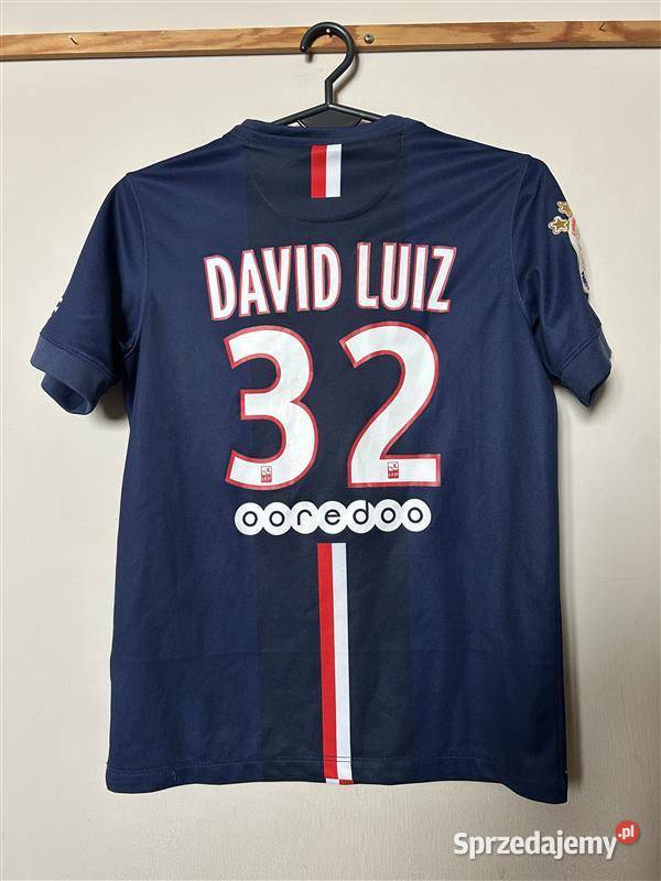 Paris Saint Germain 32 DAVID LUIZ Nike 2014 2015 Wrocław