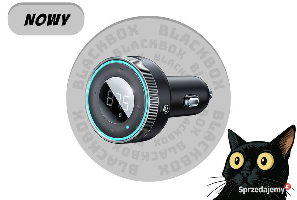 NOWY Transmiter FM Baseus Enjoy Car Wireless MP3 Transmitery Węgrów sprzedam