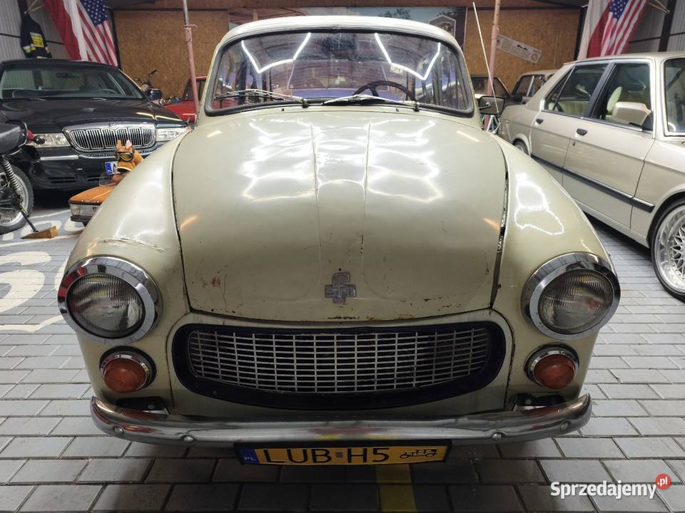Syrena 105 żółte tablice Zamość